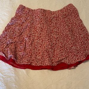 AEO Floral Skater Skirt